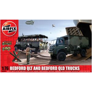 Airfix A03306 Bedford QLD/QLT Trucks 1:76 Scale Model Truck
