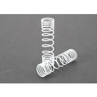 TRAXXAS 5858: Springs, rear (white) (progressive rate) (2)