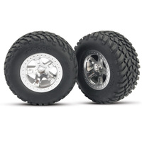 TRAXXAS 5875: Tires & wheels, assembled, glued