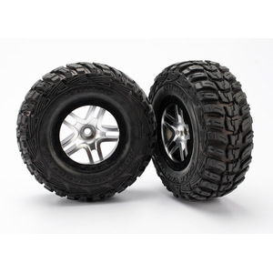 TRAXXAS 5882R Tires & wheels, assembled, glued (S1 ultra-soft off-road racing compound)