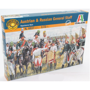Italeri 6037 Austrian & Russian General st. 1/72 Scale Model Figurines