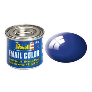Revell 32151 Enamel Colour Ultramarine Blue, Glitter, RAL 5002, 14ml