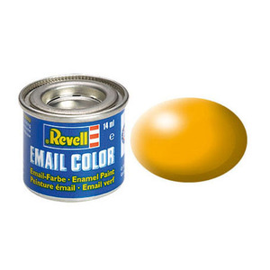 Revell 32310 Enamel Colour Yellow, Silk, RAL 1028, 14ml