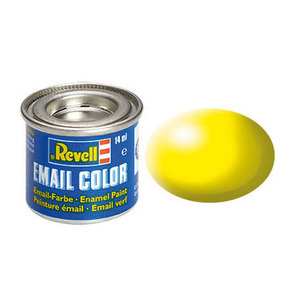 Revell 32312 Enamel Colour Luminous Yellow, Silk, RAl 1026, 14ml