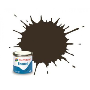 Humbrol 10 Service Brown Gloss - 14ml Enamel Paint