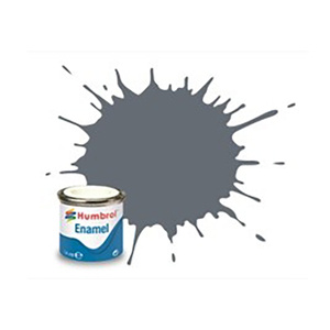 Humbrol 123 Extra Dark Sea Grey Satin - 14ml Enamel Paint #AA1359
