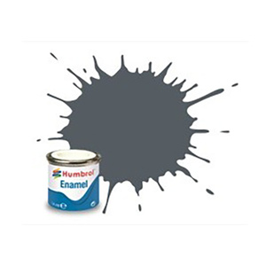 Humbrol 125 US Dark Grey Satin - 14ml Enamel Paint #AA1376