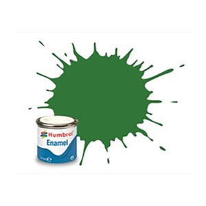 Humbrol 131 Mid Green Satin - 14ml Enamel Paint #AA1448
