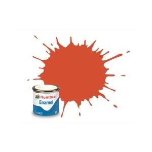 Humbrol 132 Red Satin - 14ml Enamel Paint #AA1451