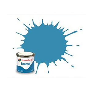 Humbrol 48 Mediterranean Blue Gloss - 14ml Enamel Paint #AA0521