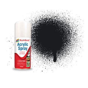 21 Black Gloss - 150ml Acrylic Spray Paint