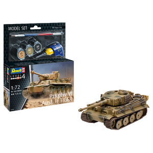Revell 03262 PzKpfw VI Ausf. H Tiger 1/72 Scale Plastic Model Set