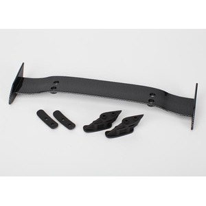 TRAXXAS 6414G: Wing (exocarbon)/ wing mounts (2)/ washers (2)