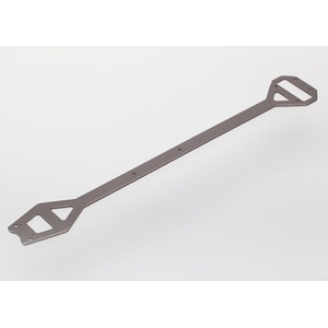 TRAXXAS 6421: Chassis brace, 6061-T6 aluminum (dark titanium anodized)