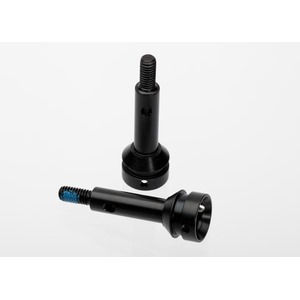 TRAXXAS 6453: Stub axle, rear, 6mm (steel-splined constant-velocity driveshaft) (2)