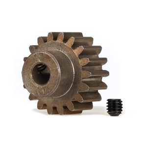 TRAXXAS 6491X Gear, 18-T pinion (1.0 metric pitch) (fits 5mm shaft)/ set screw (compatible with steel spur gears) 6491X