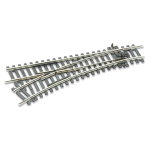 Peco OO/HO Scale Turnout, 2nd Radius, Left Hand Track  ST-241