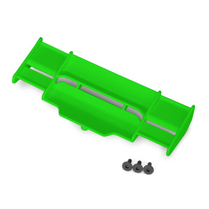 TRAXXAS 6721G: Wing, Rustler 4X4 (green)/ 3x8 FCS (3)