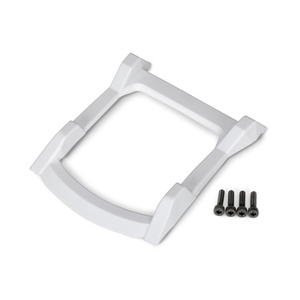 TRAXXAS 6728A: Skid plate, roof (body) (white)/ 3x12 CS (4)