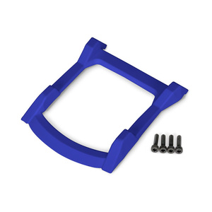 TRAXXAS 6728X: Skid plate, roof (body) (blue)/ 3x12mm CS (4)