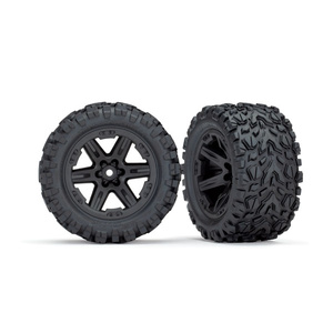 TRAXXAS 6773 Tires & wheels, assembled, glued (2.8")