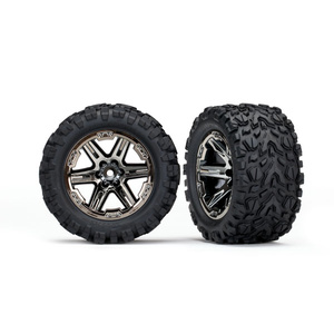TRAXXAS 6773X Tires & wheels, assembled, glued (2.8")