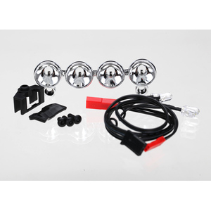 TRAXXAS 6784: LED light bar (chrome, 4 clear lights)