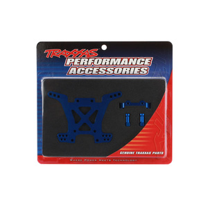 TRAXXAS 6838X Shock tower, rear, 7075-T6 aluminum (blue-anodized)