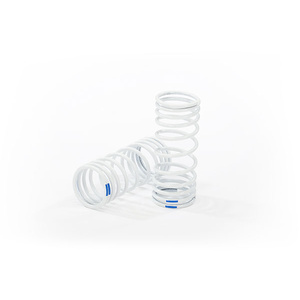 TRAXXAS 6864: Springs, front (progressive, +20% rate, blue) (2)