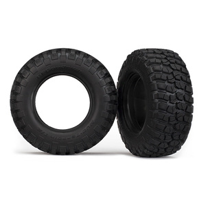 TRAXXAS 6871: Tires, BFGoodrich® Mud-Terrain T/A® KM2 (dual profile 4.3x1.7- 2.2/3.0") (2)/ foam inserts (2)