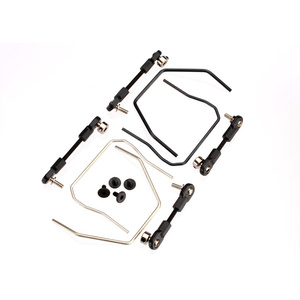 TRAXXAS 6898: Sway bar kit (front and rear) (includes front and rear sway bars and adjustable linkage)