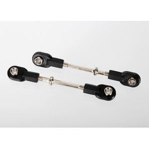 TRAXXAS 6938: Turnbuckles, toe links, 44mm (58mm center to center) (front) (assembled with rod ends and hollow balls) (2)
