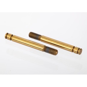 TRAXXAS 6961T: Shaft, GTR shock, TiN-coated (2)