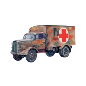 Italeri 7055 Kfz.305 Ambulance 1:72 Scale