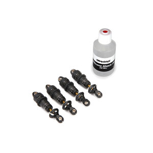 TRAXXAS 7061X: Shocks, GTR hard anodized, PTFE-coated bodies with TiN shafts (fully assembled, without springs) (4)