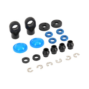 TRAXXAS 7062: Rebuild kit, GTR composite shocks (x-rings, bladders, pistons, e-clips, shock rod ends, hollow balls) (renews 2 shocks)