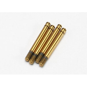 TRAXXAS 7063T: Shaft, GTR shock (TiN-coated) (4)