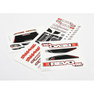 TRAXXAS 7113: Decal sheets, 1/16 E-Revo® VXL