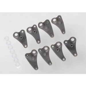 TRAXXAS 7156 Rocker arm set, long travel/ plastic bushings (8)