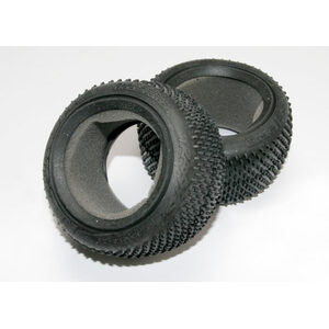 TRAXXAS 7173: Tires, Response Pro 2.2" (soft-compound, narrow profile, short knobby design)/ foam inserts (2)