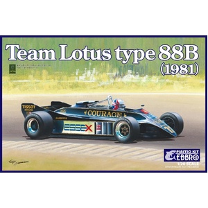 EBBRO 20010 Team Lotus Type 88B 1981 1:20 Scale Model 