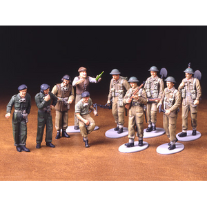 Tamiya 32526 WWII British Infantry Set (European Campaign) 1:48 Scale Model Military Miniature Series No.26