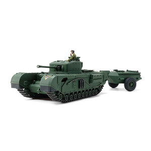 Tamiya 32594 British Tank Churchill Mk.VII Crocodile 1:48 Scale Model Military Miniature Series no.94 