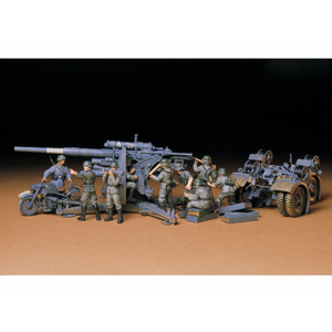 Tamiya 35017 German 88mm Gun Flak36/37 1:35 Scale Model Military Miniature Series no.17 