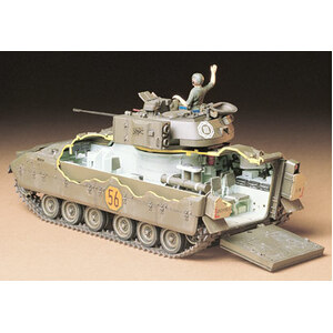 Tamiya 35132 U.S. M2 Bradley Infantry Fighting Vehicle 1:35 Scale Model Military Miniature Series No.132 