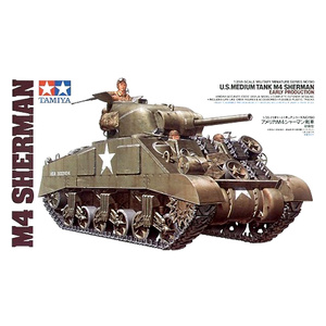 Tamiya 35190 U.S. Medium Tank M4 Sherman 1:35 Scale Model