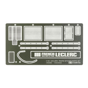 Tamiya 35280 French Main Battle Tank Leclerc Photo-Etched Parts Set 1:35 Scale Model Military Miniature Series no.280 