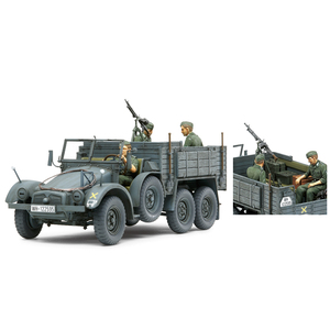 Tamiya 35317 6x4 Truck Krupp Protze (Kfz.70) Personnel Carrier 1:35 Scale Model Military Miniature Series No.317