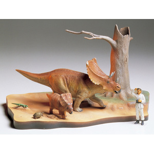 Tamiya 60101 Chasmosaurus Diorama Set 1:35 Scale Model Dinosaur Diorama Series No.1 