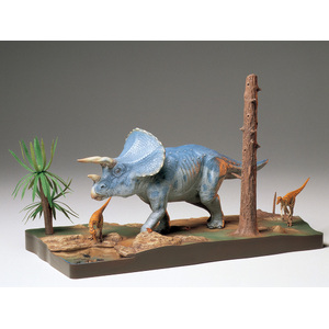 Tamiya 60104 Triceratops Diorama Set 1:35 Scale Model Dinosaur Diorama Series No.4 